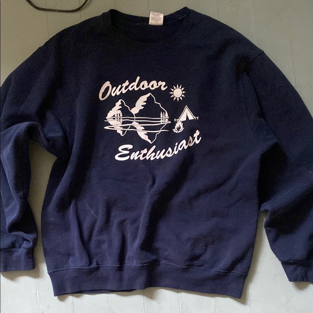 Jerzees Blue Crewneck